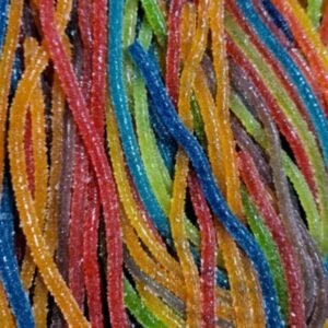 Spaghetti acidulés Multicolores (Lot de 5) Halal | Candy image