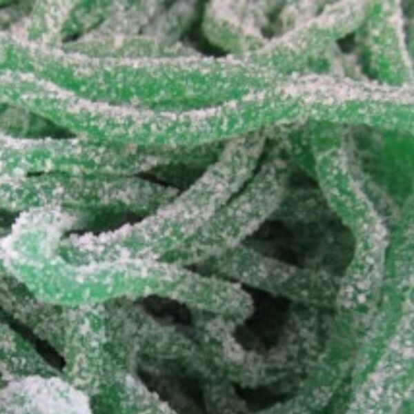 Spaghetti acidulés Pomme (lot de 5) Halal | Candy image