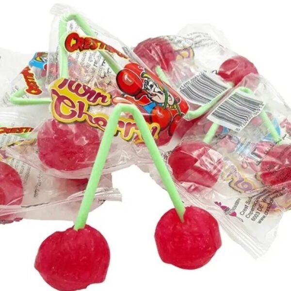 Sucettes Doubles D_Antan Cerises Halal, sans gluten (Unité) | Candy image
