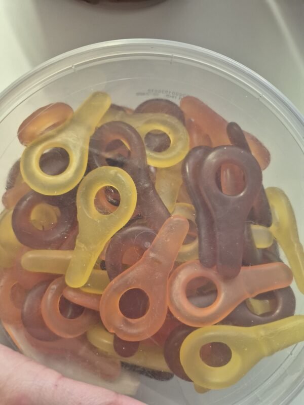 Haribo Clé XL Veggie Orange, Citron, Cola