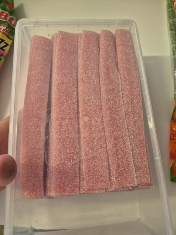 Bandos Ceinture Haribo Pasta Basta Fizz Fraise Végétarien Vegan (lot de 10)