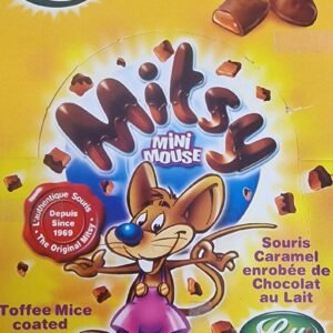 Mitsy - Souris caramel et chocolat - Lot de 5