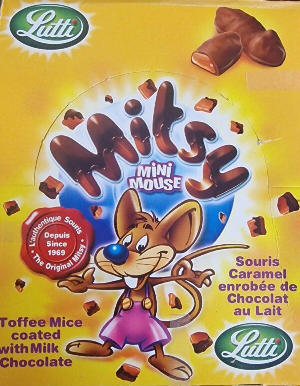 Mitsy - Souris caramel et chocolat - Lot de 5